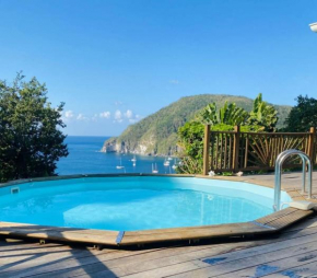 Jolie villa vue sur mer avec piscine privée - Proche plages